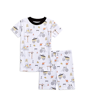 Noomie Unisex Truck Print Pajama Set - Little Kid