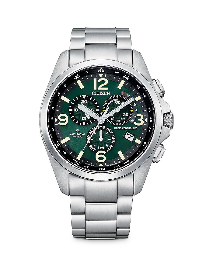 Citizen Eco Drive Promaster Land Chronograph Stainless Steel Watch