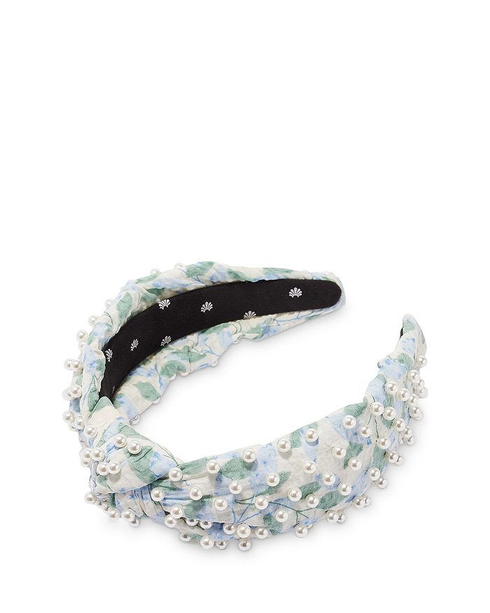 Lele Sadoughi - Faux Pearl Knotted Headband