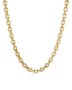 David Yurman - Deco Chain Link Necklace in 18K Yellow Gold, 24"