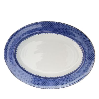 Mottahedeh - Blue Lace Oval Platter