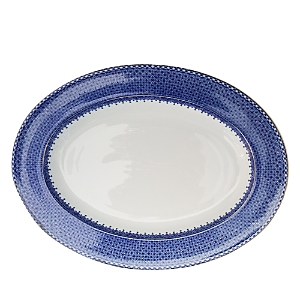 Mottahedeh Blue Lace Oval Platter