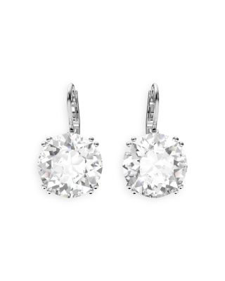 Swarovski - Millenia Crystal Drop Earrings in Rhodium Plated