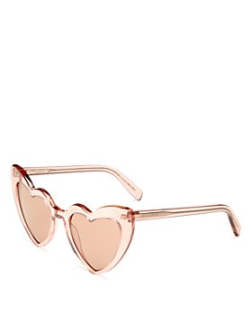 Saint Laurent - Women's Heart Shape Sunglasses, 54mm