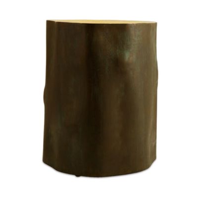 Etched Brass Stool, Medium