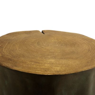 Etched Brass Stool, Large