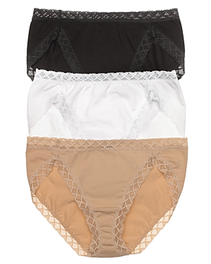 Natori Bliss French Cut Bikinis In White