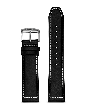 Citizen Cz Smart Watch Leather Strap In Black