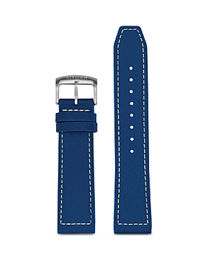 Citizen Cz Smart Watch Leather Strap In Blue