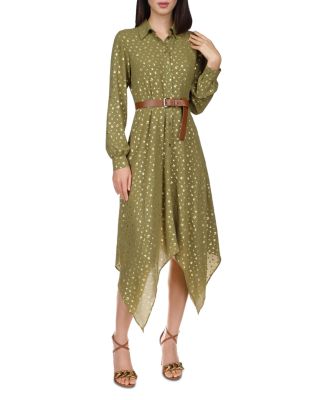 michael kors handkerchief hem dress