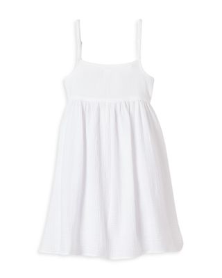 Petite Plume - Girls' White Gauze Serene Nightdress - Baby, Little Kid, Big Kid