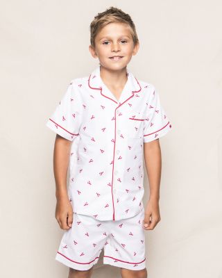 Unisex Brixham Lobster Pajama Shorts Set - Baby, Little Kid, Big Kid