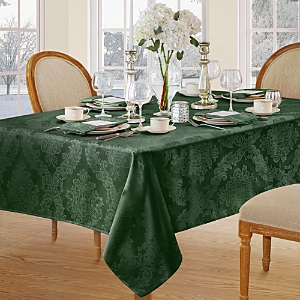 Villeroy & Boch Elrene Barcelona Jacquard Damask Square Tablecloth, 52 X 52 In Hunter