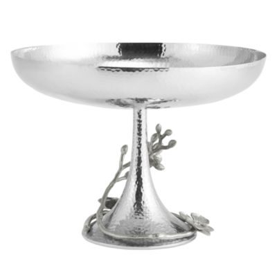 White Orchid Footed Centerpiece Bowl