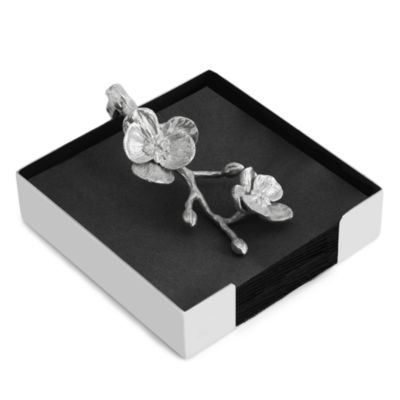 Michael Aram - White Orchid Napkin Holder