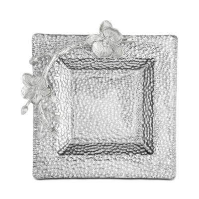 White Orchid Snack Dish