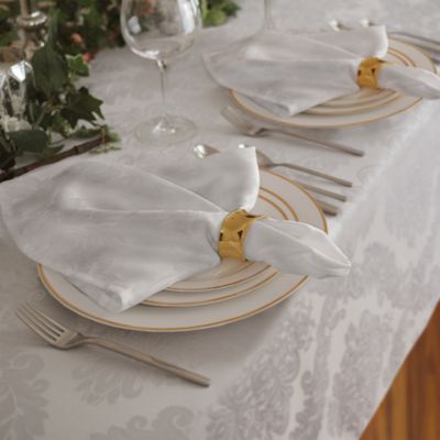 Barcelona Jacquard Damask Napkins, Set of 4