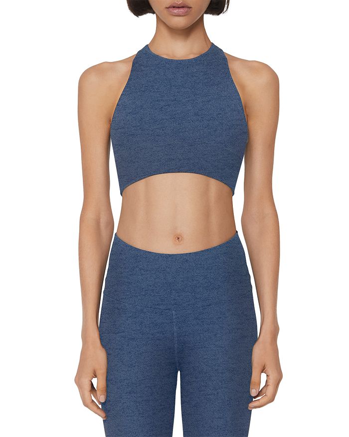 bloomingdales.com | Spiritual Gangster High Neck Seamless Heather Sports Bra