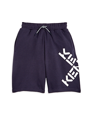Kenzo Boys' X Logo Sweats Shorts - Little Kid In Charcoal