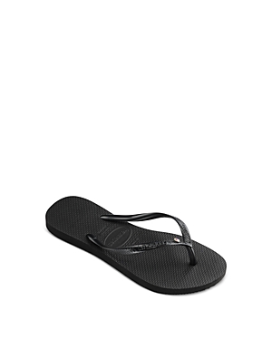 Havaianas Slim Crystal Ii Flip Flop In Black