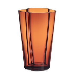 Iittala Aalto Vase, 8.75" In Orange