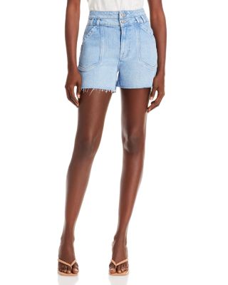 FRAME Denim Double Button Pocket Shorts 