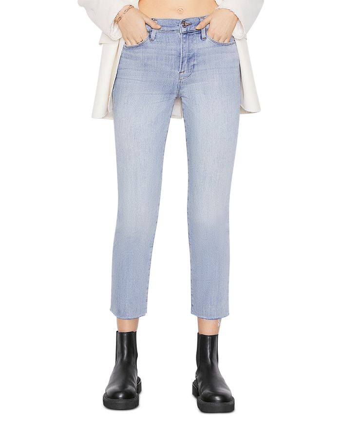 FRAME Le High Straight Leg Jeans in Alemany | Bloomingdale's