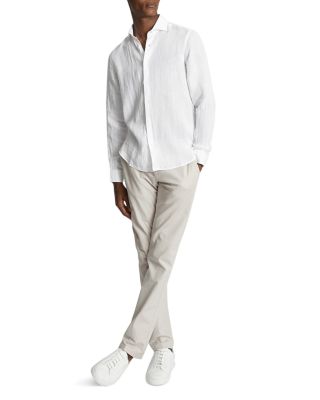 Ruban Long Sleeve Linen Shirt