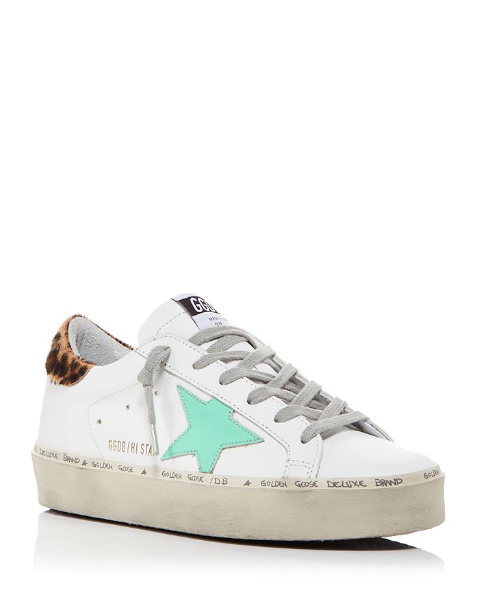 Golden Goose Women s Hi Star Real Calf Hair Low Top Sneakers