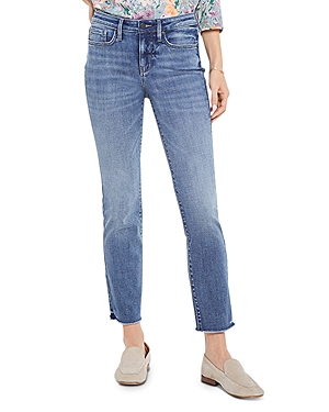 Shop Nydj Sheri High Rise Ankle Straight Jeans In Rockie