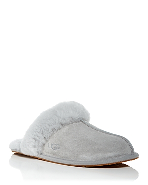 Ugg Ice Grey Suede Scuffette Ii Slippers In Cbb