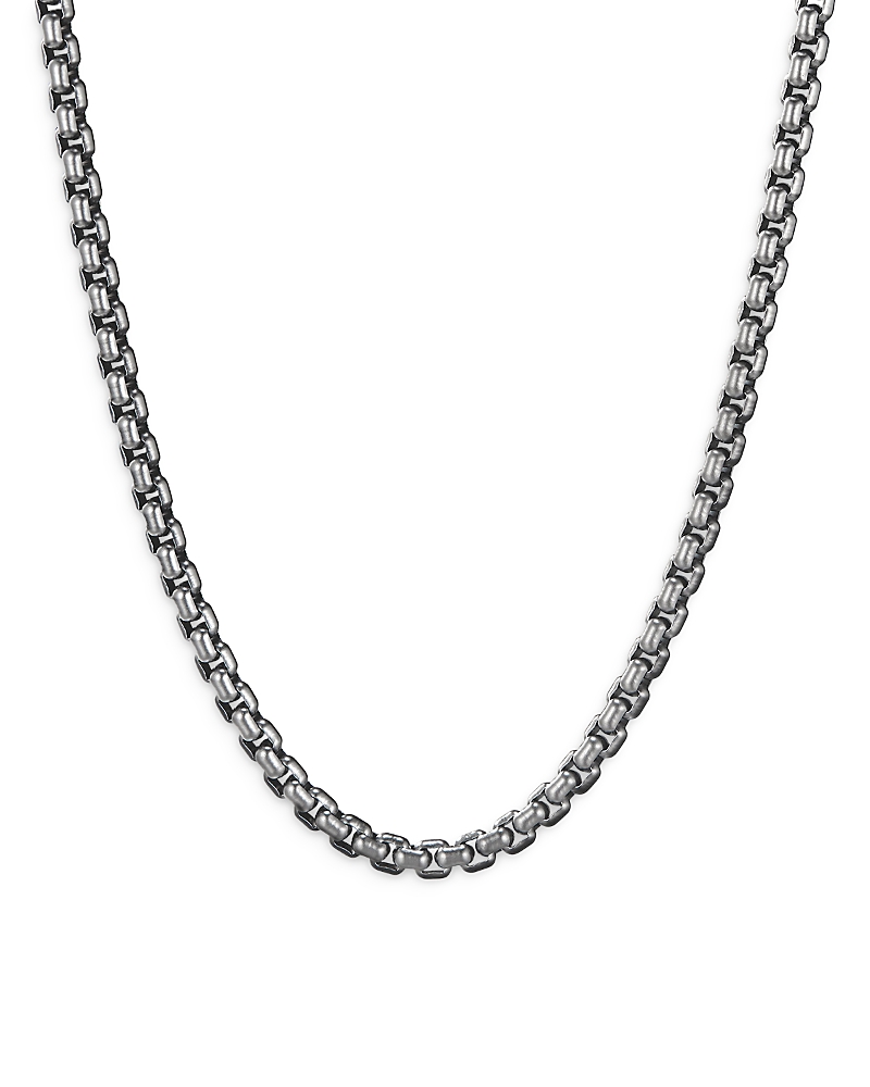 David Yurman Stainless Steel Box Chain 4mm
