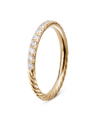 18K Yellow Gold Cable Collectibles&reg; Diamond Band