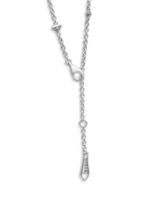 18K Yellow Gold & Sterling Silver Rittenhouse Rhodolite Garnet Bead Frame Pendant Necklace, 16-18"