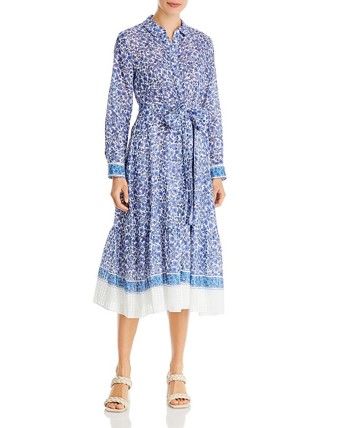 Kobi Halperin Penelope Tie Waist Midi Dress | Bloomingdale's