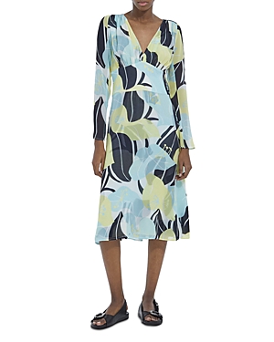 kooples green dress The Kooples Green Scalloped Rib Knit Maxi Dress Size 3
