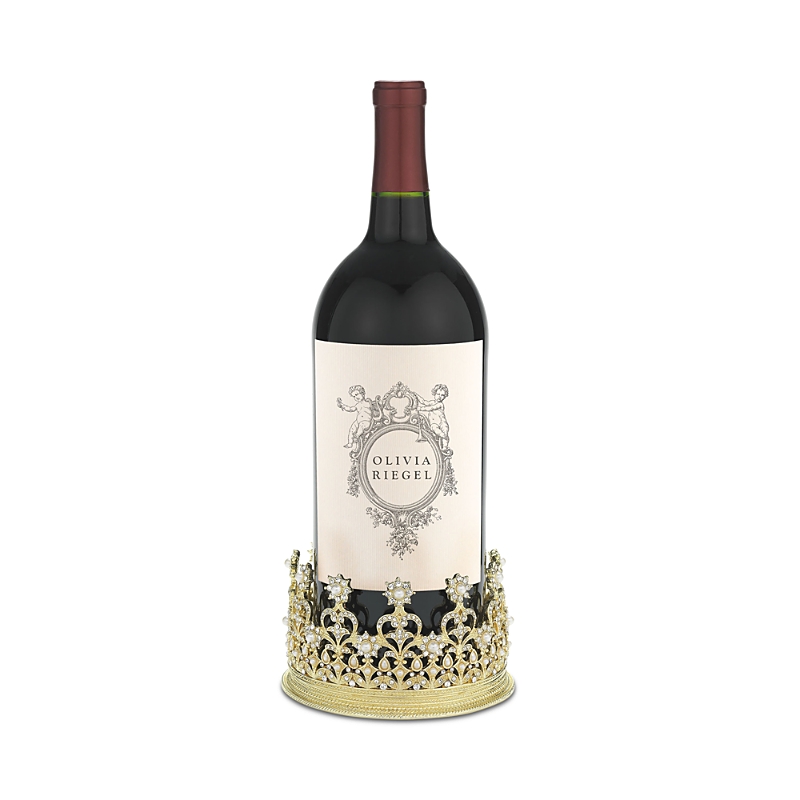 Olivia Riegel Olivia Riegal Silver Diana Crown Wine Coaster Candleholder