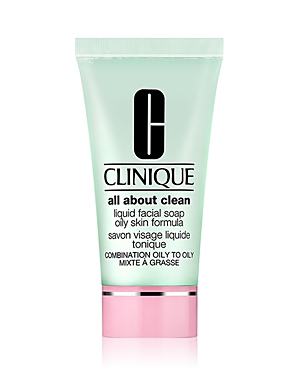 Shop Clinique Mini All About Clean Liquid Facial Soap Oily 1 Oz.