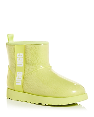 Ugg Women's Classic Clear Mini Booties In Yellow