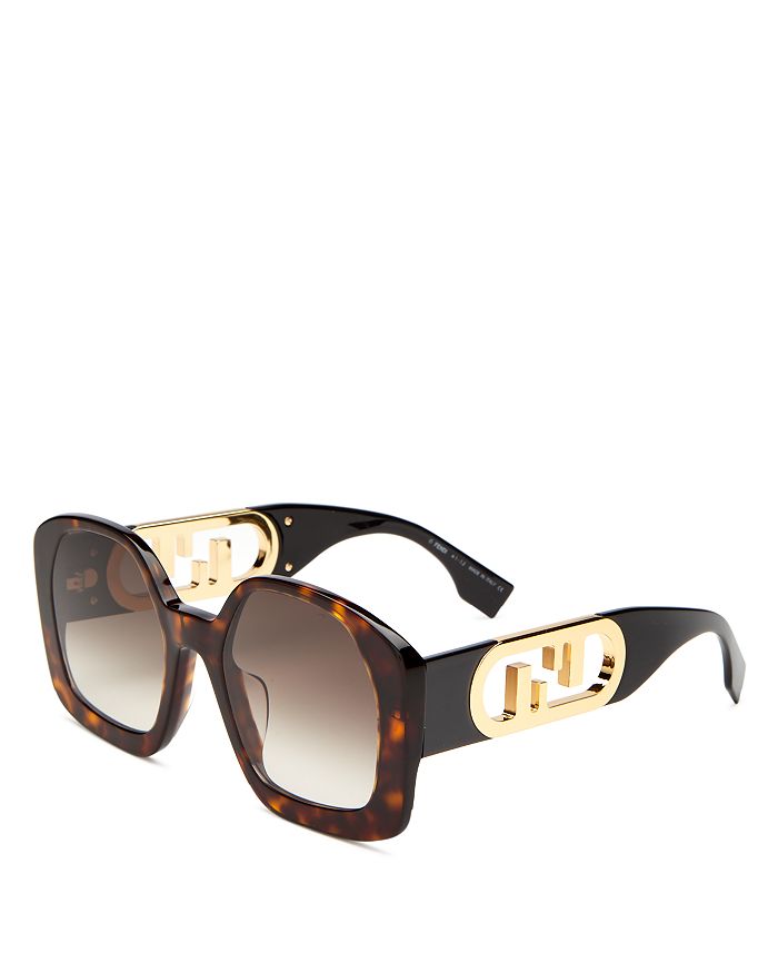 Fendi FE40048U Sunglasses 01B Black