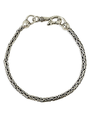 John Varvatos Men's Sterling Silver Artisan Woven Link Bracelet