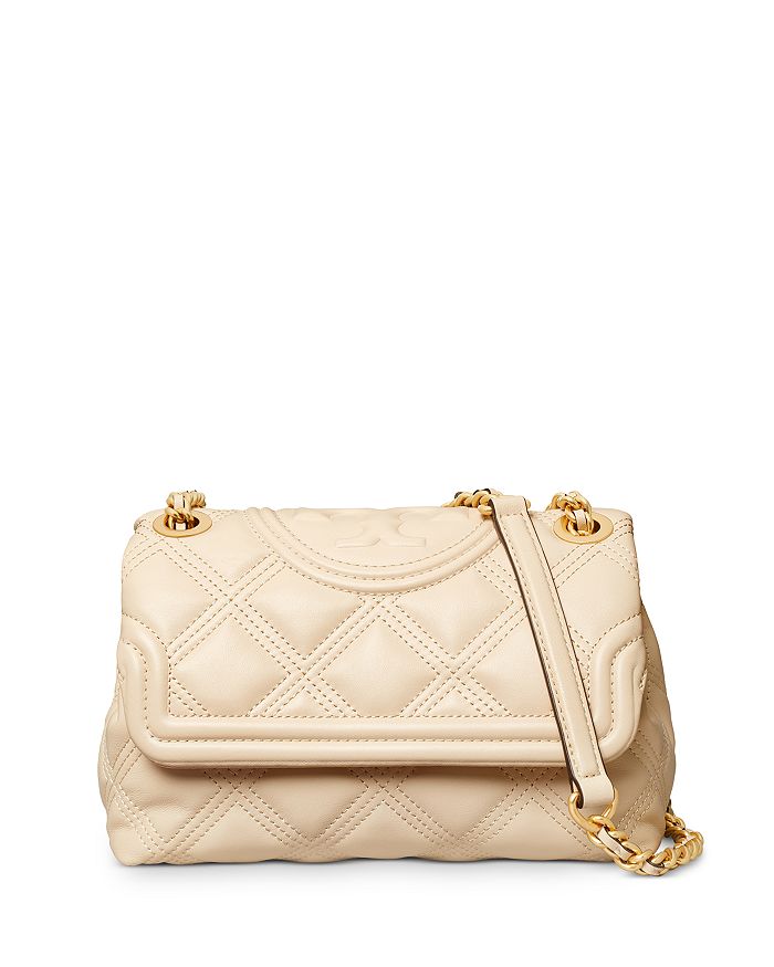 Tory Burch Fleming Soft Small Convertible Shoulder Bag In New Cream ...