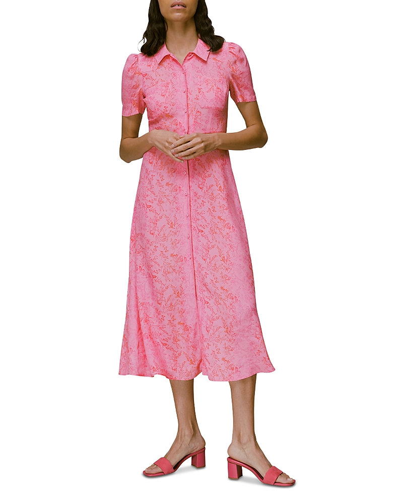 Whistles Baroque Floral Shirt Dress