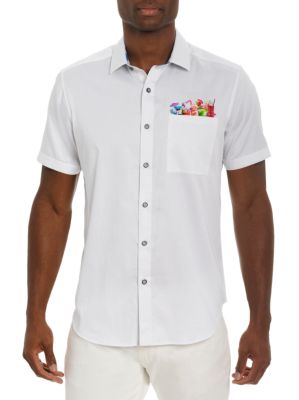 Robert Graham Tiki Times Cotton Blend 
