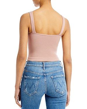 Free People Intimately Fp Solid Rib Brami Crop Top In Ballet