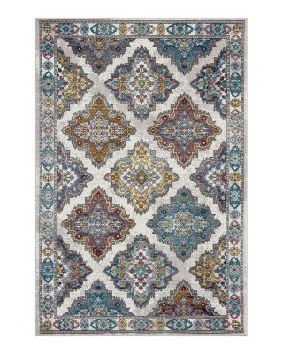 Lr Home Opulent Mosaic Traditional Area Rug, 5' x 7'6