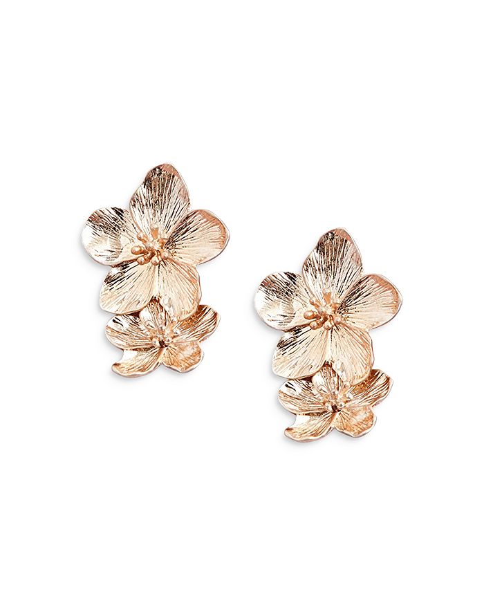  SHASHI Women's Blossom Earrings, Gold, One Size