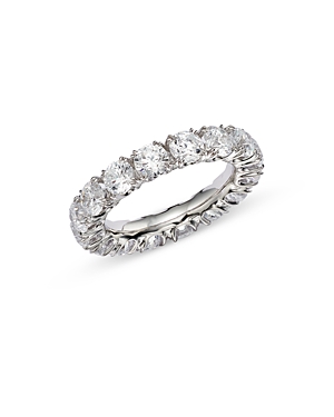 Bloomingdale's Certified Diamond Eternity Band In 14k White Gold Featuring Diamonds With The De Beers Code Of Origi In White