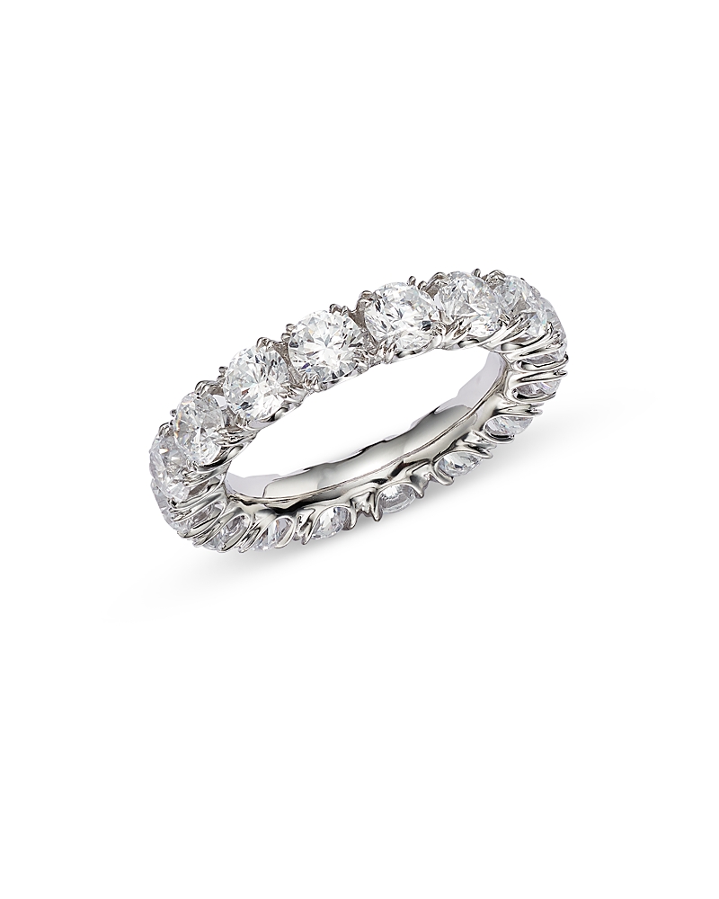 Bloomingdale's Fine Collection Certified Diamond Eternity Band in 14K White Gold featuring diamonds with the De Beers Code of Origin, 5.0 tcw