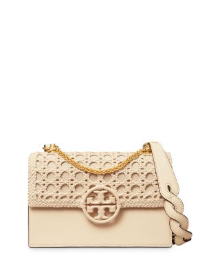 tory burch miller basket weave shoulder bag